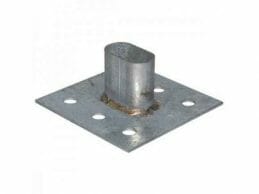 Ancrage insert industriel pour abri extérieur