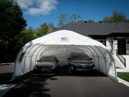 Pièces abri auto double Intermédiaire 18'